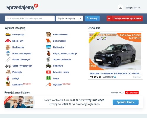Strona główna portalu sprzedajemy